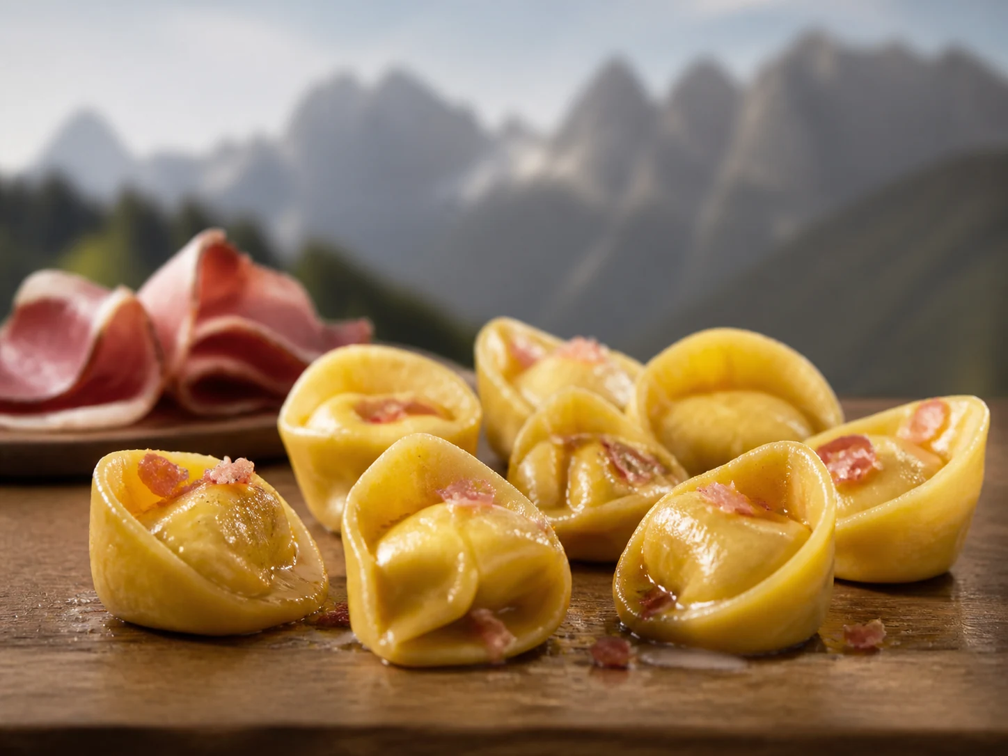 Fotografia temporanea per Tortellini allo Speck Falconi