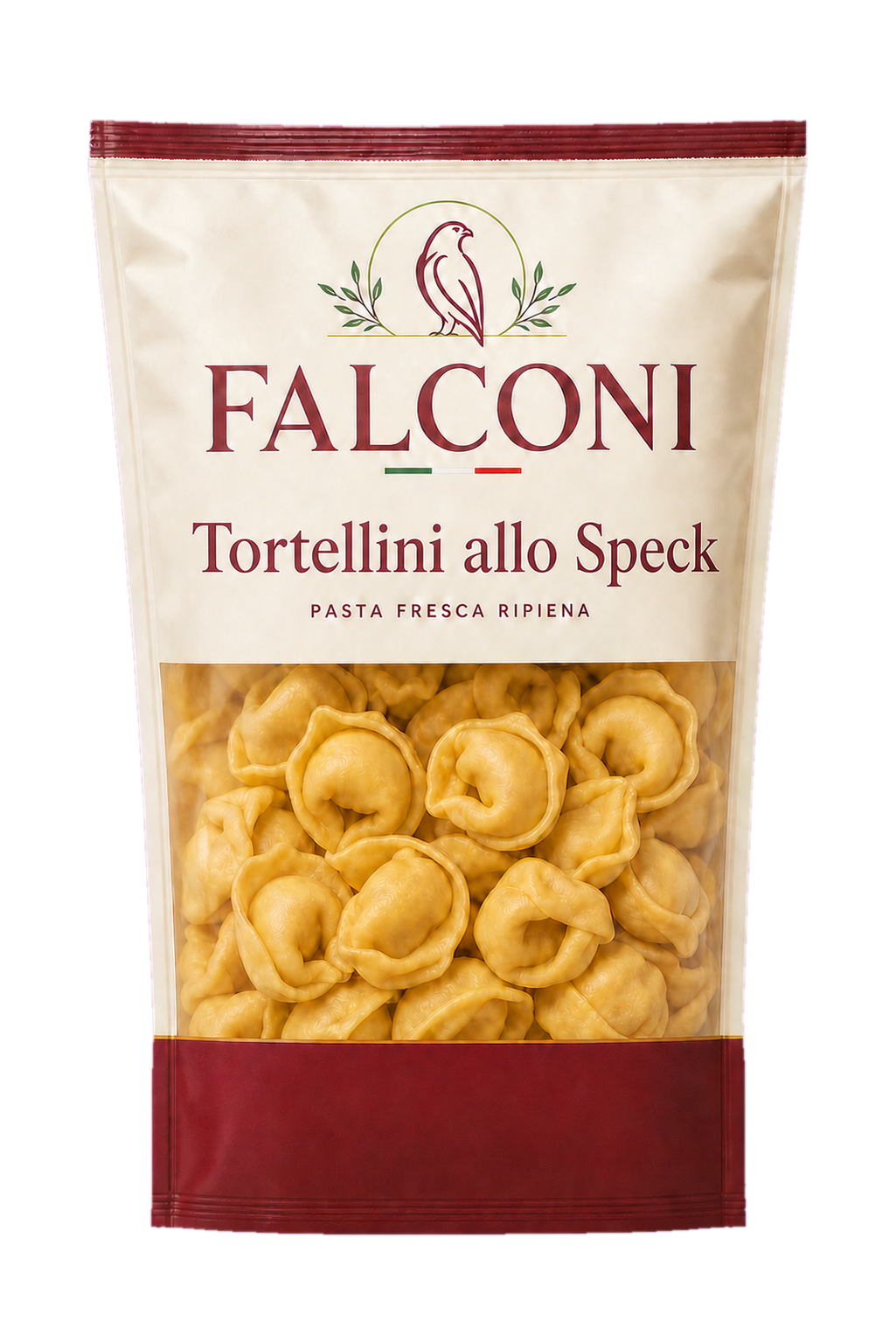 Confezione dei Tortellini allo Speck Falconi